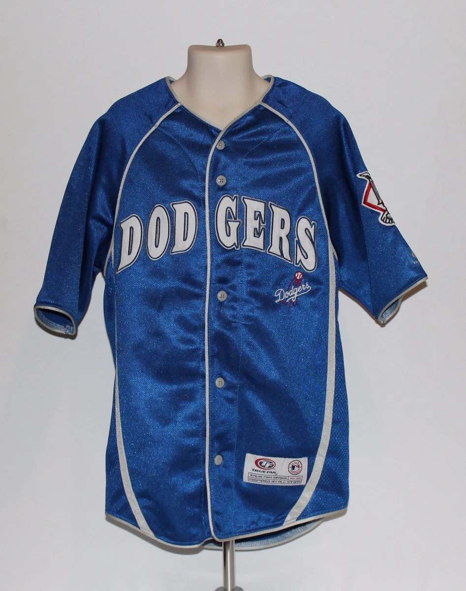 Los Angeles Dodgers National League True Fan Kids Small Blue Baseball Jersey