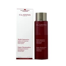 CLARINS SUPER RESTORATIVE TREATMENT ESSENCE SMOOTHNESS ALL SKIN TYPES 200ML NIB