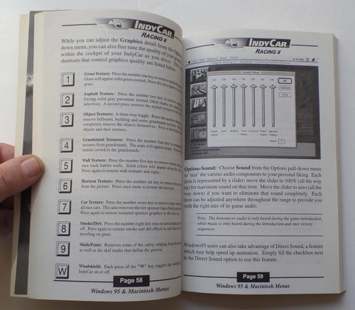 INDYCAR RACING II - Macintosh game box CD-Rom vintage Sierra - Zdjęcie 5 z 10