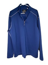 Page  Tuttle 1/4 zip pullover men  s large blue
