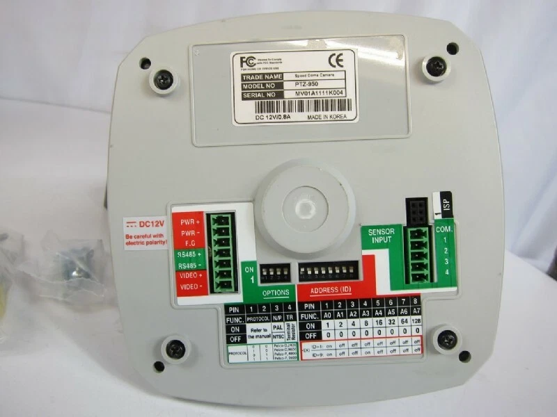 Eyemax PT-950 CCTV PTZ Camera - x100 Zoom Indoor Vandal-Dome 12V DC High Speed  - Image 4 of 4