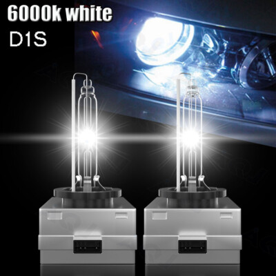 2x Xenon DS1 6000K Bulbs HID Headlight 35W Replace For Factory Lamps
