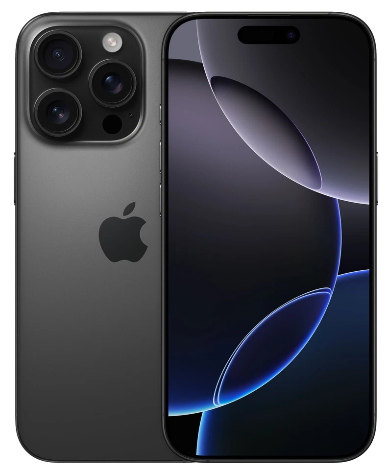 Apple iPhone 16 Pro 128 GB schwarz Smartphone Handy Ohne Vertrag Mobile iOS