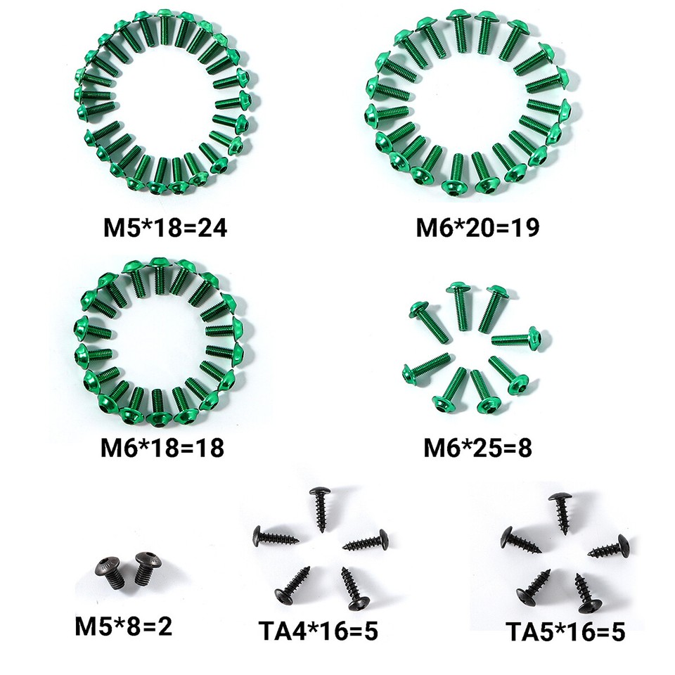 Kit De Tornillos De Carenado En Acero Inoxidable Para Suzuki GSXR600 GSXR750 2008-2010 (BT161) - XCite Bikes