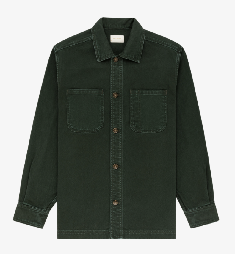 Aime Leon Dore Denim Overshirt - green