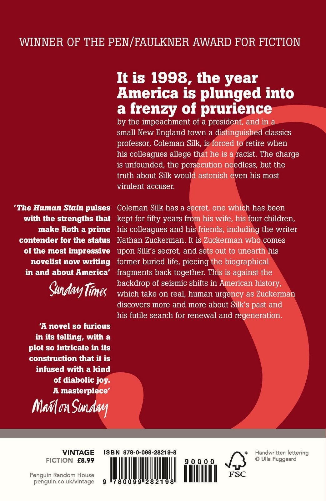 Thumbnail - The Human Stain | Philip Roth | Englisch | Taschenbuch | 361 S. | 2001