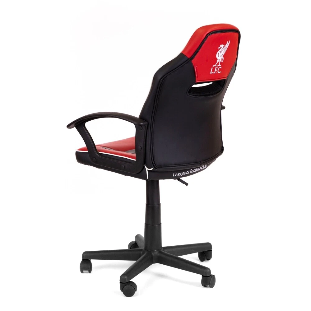 Province 5 Liverpool FC Defender Universal Gaming Chair Padded Seat Red Black
