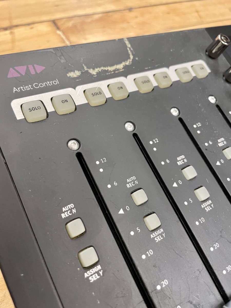 Avid Artist Control 4-Fader Control Surface EUCON Pro Tools *AS IS