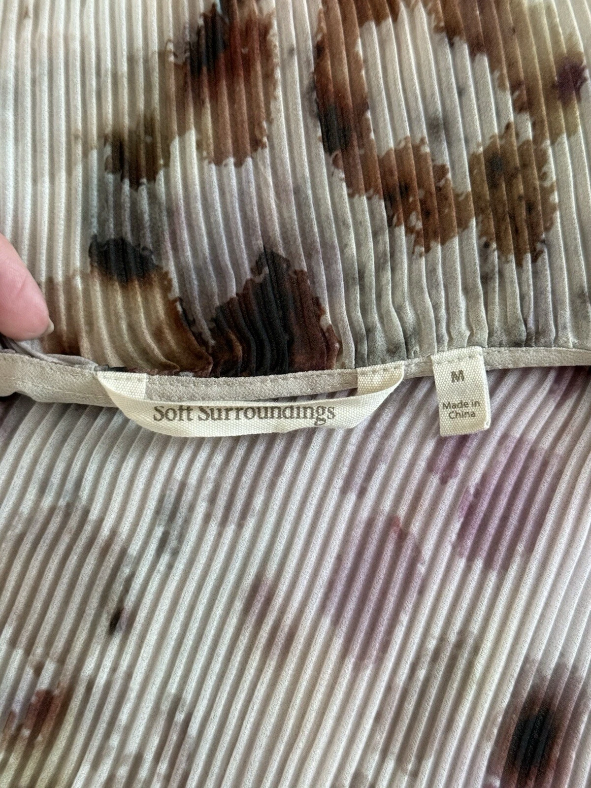 VETEMENTS Abito Morbido Dintorni Plissettato Leopardato Ballia Multicolore Abito Medium