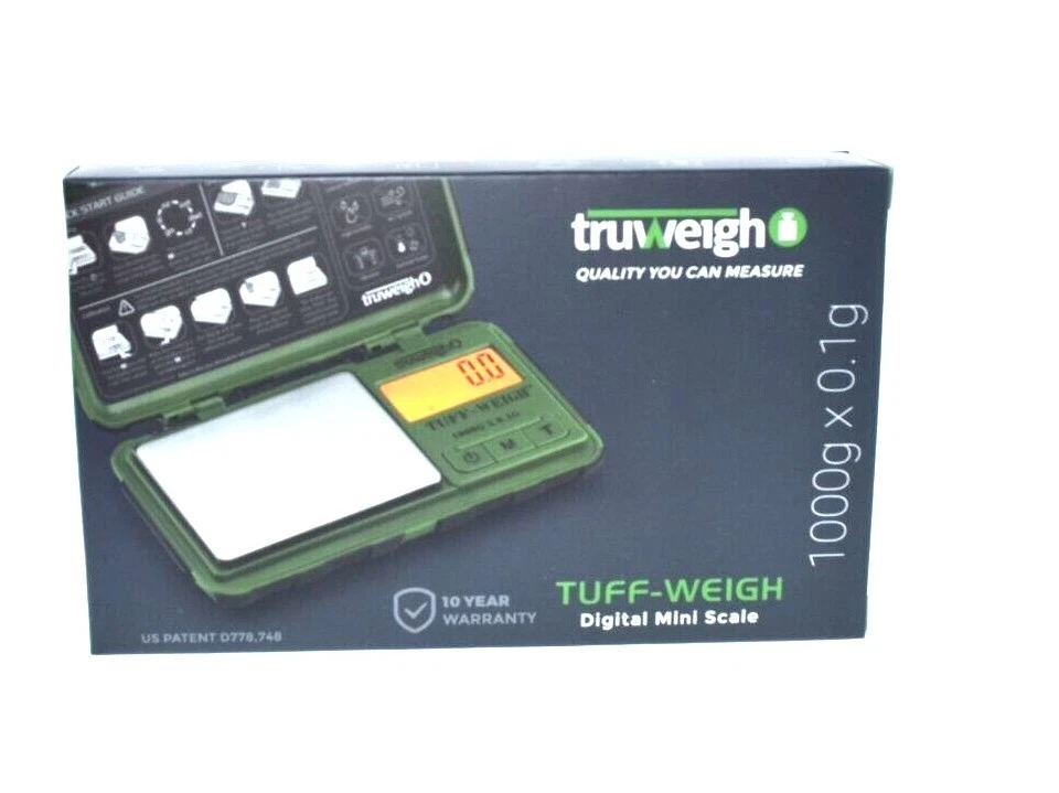 TRUWEIGH-Tuff-Weigh Digital Mini Scale 1000g x 0.1g - CHOOSE COLOR !!
Opens in a new window or tab