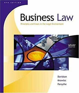 business law and legal environment