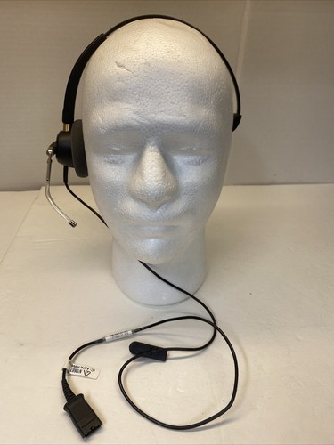 Plantronics HW510V EncorePro Monaural Black Headband Voice Tube Phone QD Headset - Afbeelding 2 van 3