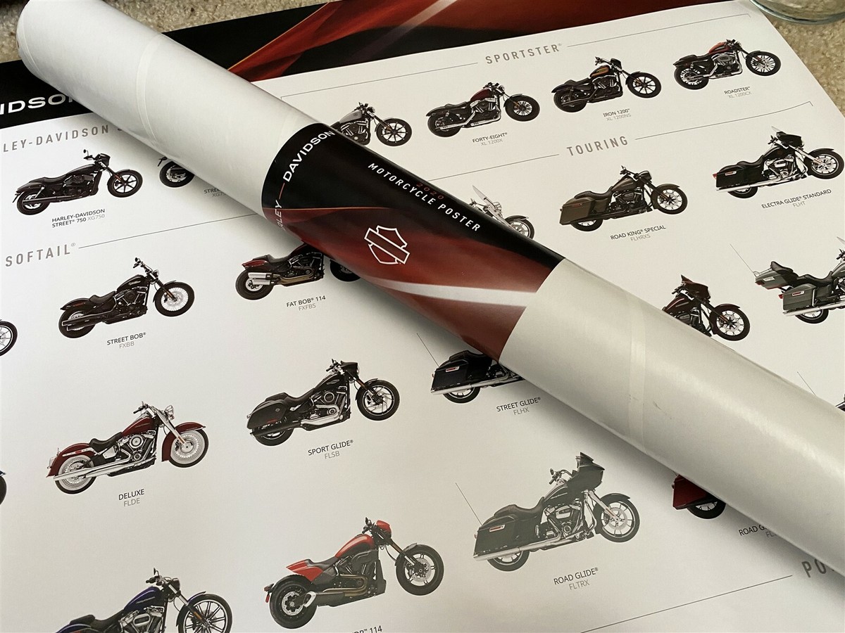 2020 HARLEY-DAVIDSON MOTORCYCLE / TRIKE NEW MODEL POSTER XG XL FX
