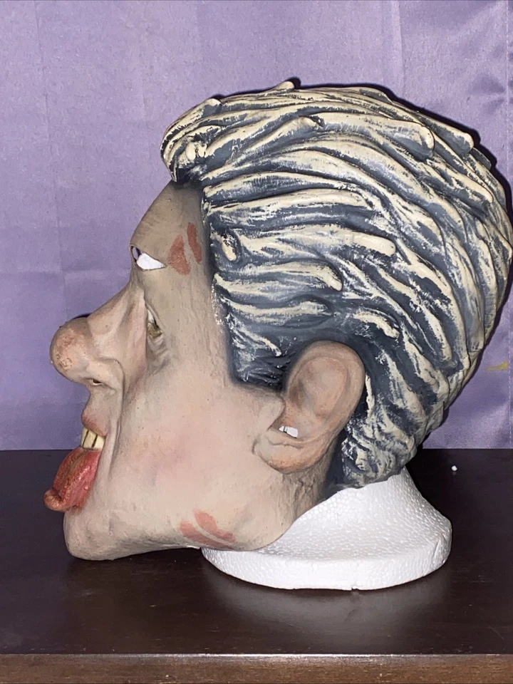 President Bill Clinton On Epstein Island Novelty Vinyl Mask-Vintage 1998 - Image 4 of 4