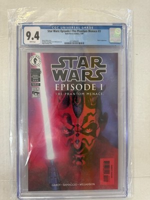 Star Wars Episode I The Phantom Menace #3 CGC 9.4 ~ 1st Darth Maul Cover ~ WP