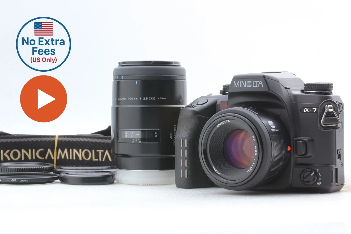 MINOLTA α-7 The Minolta a7 is the Perfect Film SLR for Shooters Who Want it All