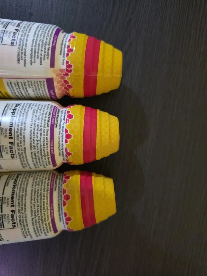 Children's Cough Syrup Daytime Immune Mixed Berry 4 oz ea Ex: 06/26 3 PACK - Image 3 of 4