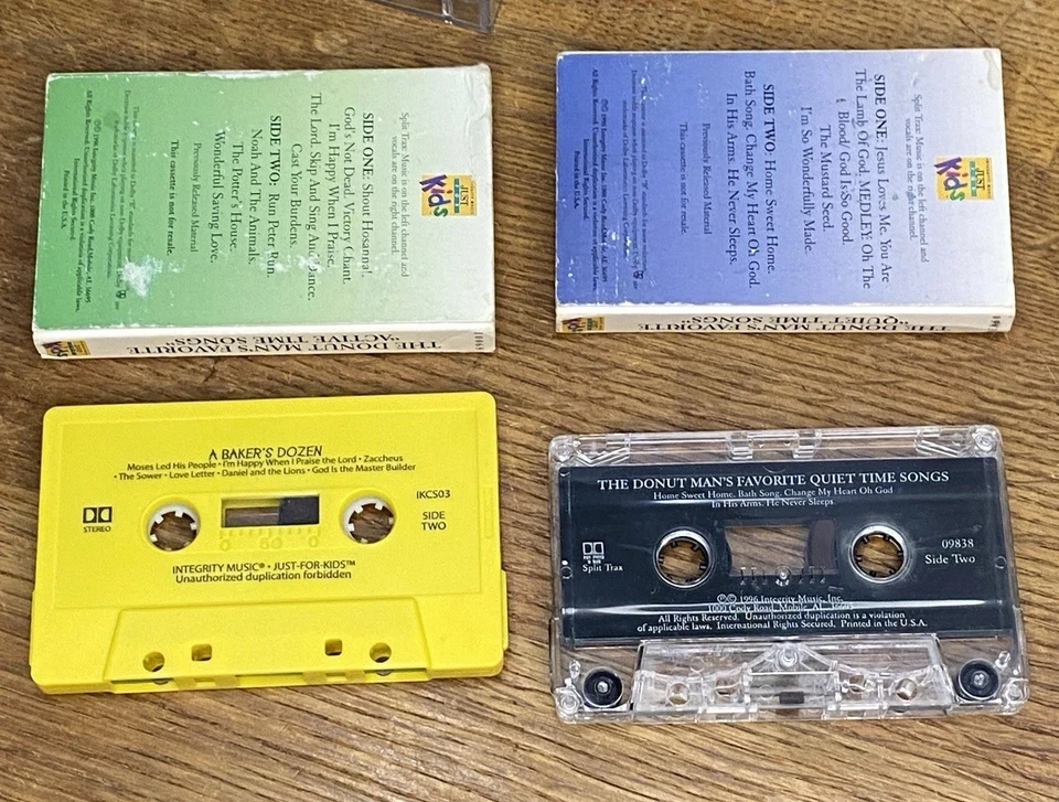 Bob Evans The Donut Man Lot (6) VHS & Cassette Barnyard Fun Zoo Quiet Time Kids - Image 3 of 4