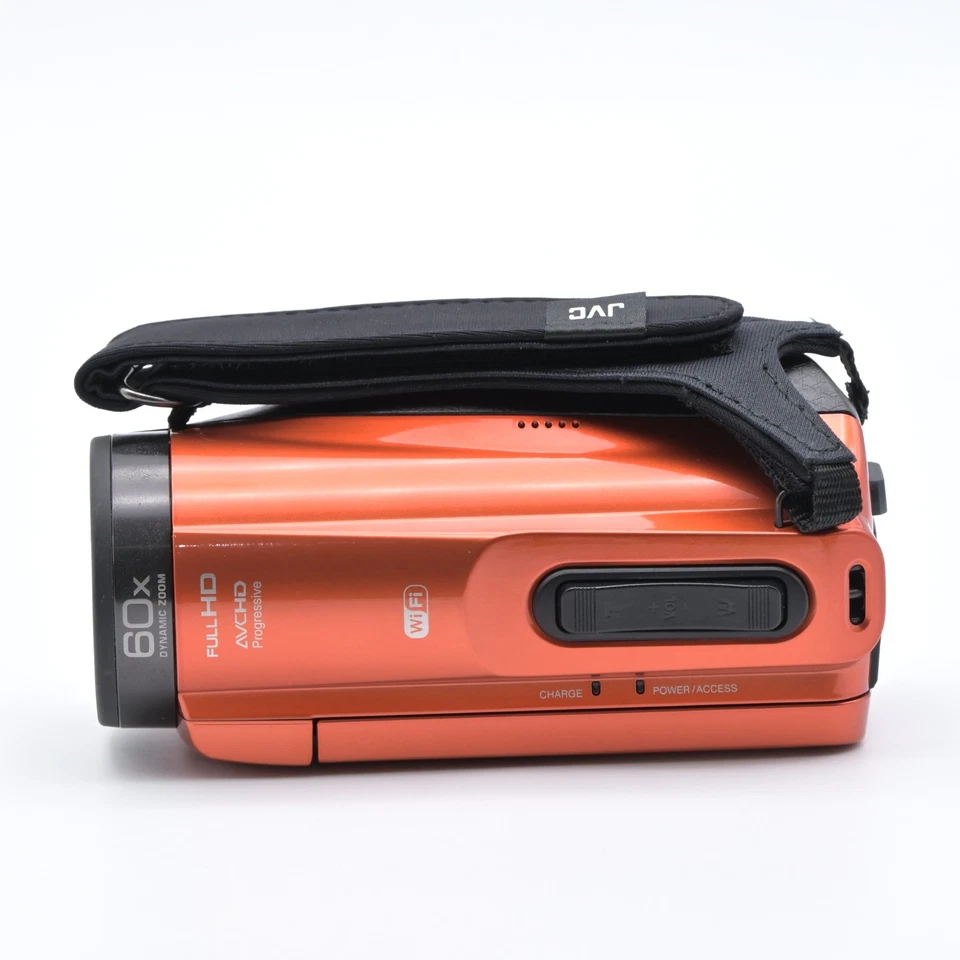 JVC GZ-RX690-D 2.28MP Orange Everio R High Definition Memory [Top Mint] #11321 - Image 4 of 4