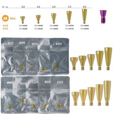 US 5Pcs Dental Healing Abutment Fits Osstem Hiossen Mini Platform