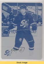 2020 Upper Deck AHL Printing Plate Cyan Achievements 1/1 Robbie Russo READ 0c3