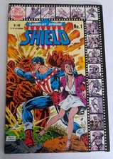 Lancelot Strong - The Shield #1. Red Circle Group 1983.
