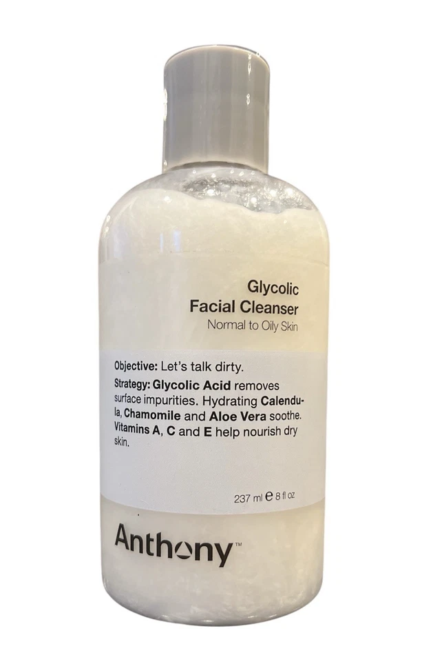 Limpiador facial glicólico Anthony para piel normal a grasa 8 oz SELLADO Foto 2 de 2