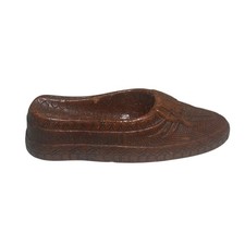 Syroco Vtg Faux Wood Moccasin 5.5&rdquo; Pipe Holder Sister Bay Wisconsin Souvenir