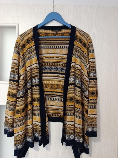 Women Lafayette 148 New York Sweater Mustard Knit
