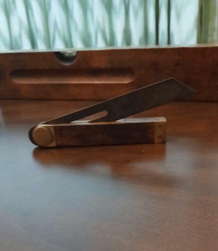 ANTIQUE STANLEY LEVEL early 1900s/ Late 1800s plus SLIDING BEVEL T SQUARE Tools - Imagen 9 de 18