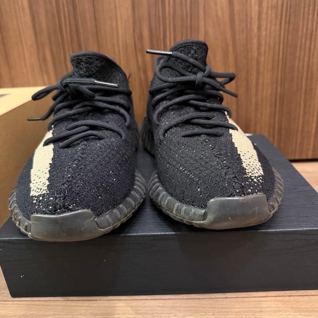 adidas Yeezy Boost 350 V2 Core Black Green 26.5cm Used sneakers thumbnail 5