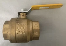 Boshart 0827-25 Brass Ball Valve Full Port 600 CWP 2-1/2" FPT