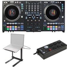 Rane Performer 4-channel Motorized DJ Controller Laptop Stand Bundle