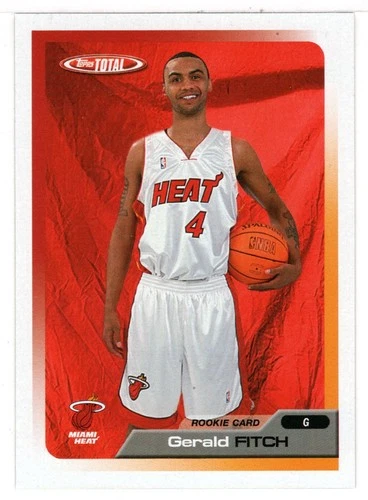Gerald Fitch RC - Miami Heat (Basketball Card) 2005-06 Topps Total # 333 - Mint