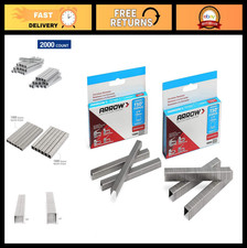 Stainless Steel Staples Pack Set - 1/2" 3/8" Heavy-Duty Fasteners for Crafts