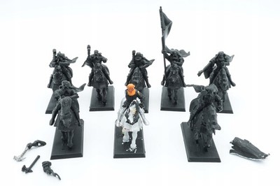 Warhammer The Empire Knights of the White Wolf set of 8 plastic miniatures
