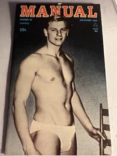 MANUAL #58 NOV 1964 PHYSIQUE PHOTOGRAPHY & ART MAGAZINE GAY Interest VERY RARE!!