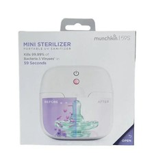 Munchkin 59S Mini Sterilizer Portable UV Sanitizer White New  Factory Sealed