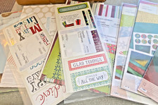 Creative Memories CHRISTMAS Stickers PAPER Photo Mats Holiday Nordic YOU PICK