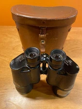 Vintage TOKO Magna 7 X 50 Binoculars, Original Leather Case, Occupied Japan