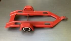 Tonka Snowmobile Trailer 1970's Pressed Steel Original Old Toy 8 " long