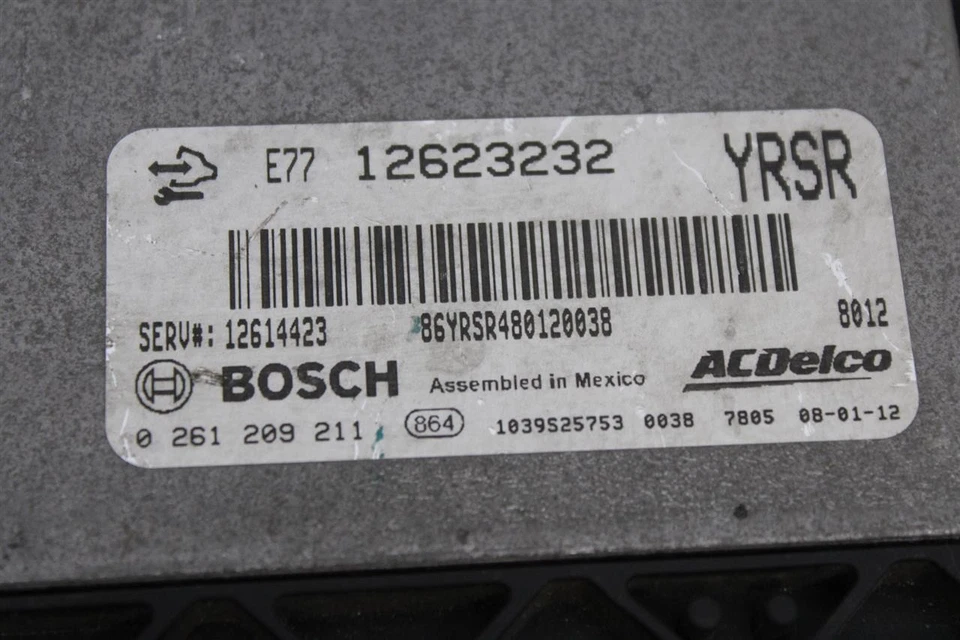 Computadora ECU ECM CTS SRX Equinox G8 Torrent 2008 08 2009 09 12614423 1400214 Foto 4 de 4