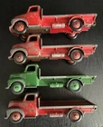 4 X Vintage Dinky  Toys Fordson Flatbed Trucks No 422 1950s For Restoration