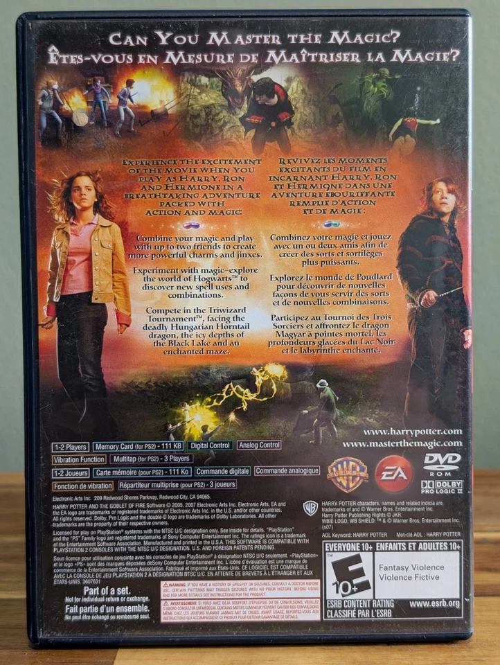 Harry Potter and the Goblet of Fire (Sony PlayStation 2, 2005) PS2 - Tested⬅️🔥 - Image 2 of 4
