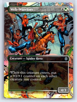 Web-Warriors (Borderless) U Marvel's Spider-Man 203 LP
