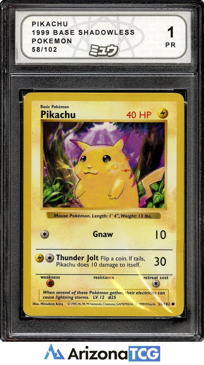 25+ Pikachu Pokémon TCG Individual Trading Card Games Base Set in