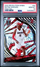 2022 Panini Revolution WNBA #89 Rhyne Howard RC Fractal PSA 10 POP 5