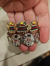 Set Of 2 Christmas/Holiday Bracelets Snowman/Christmas Tree