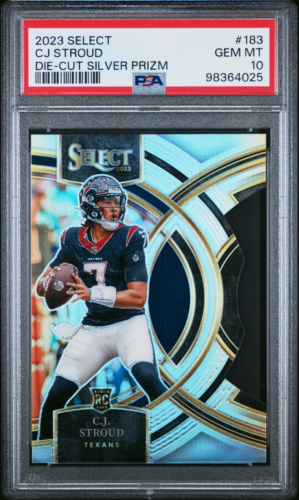 2023 Select CJ Stroud Die-Cut Silver Prizm RC #183 🔥PSA 10🔥