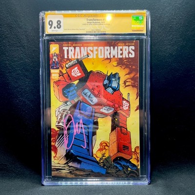 Transformers #1 CGC 9.8 SS Daniel Warren Johnson Image Skybound 1st Print 2023